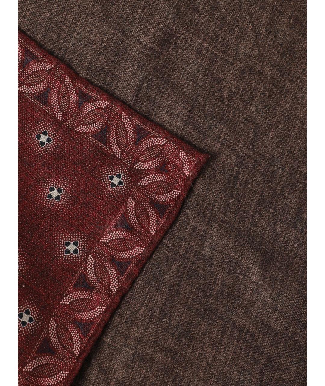 BRUNELLO CUCINELLI Бордовый платок, фото 3