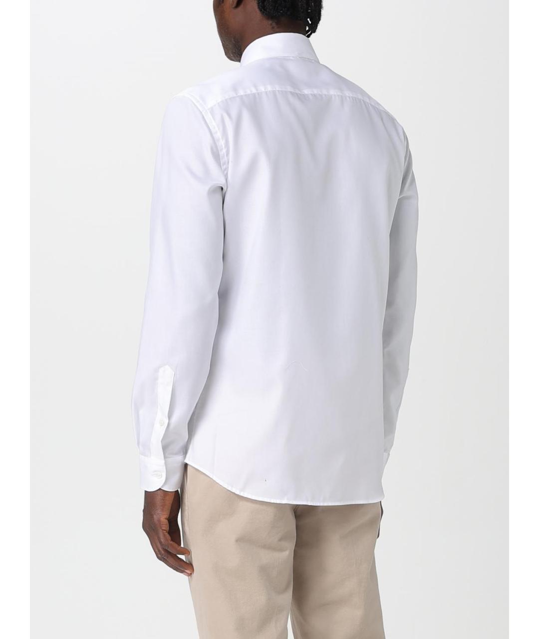 FAY Белая хлопковая классическая рубашка, фото 2