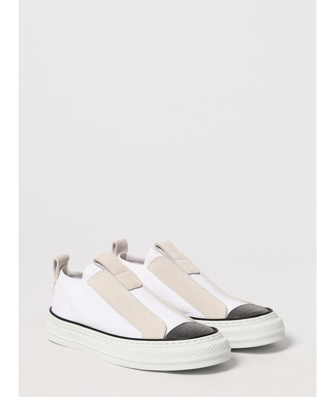 BRUNELLO CUCINELLI Мульти текстильные слипоны, фото 2