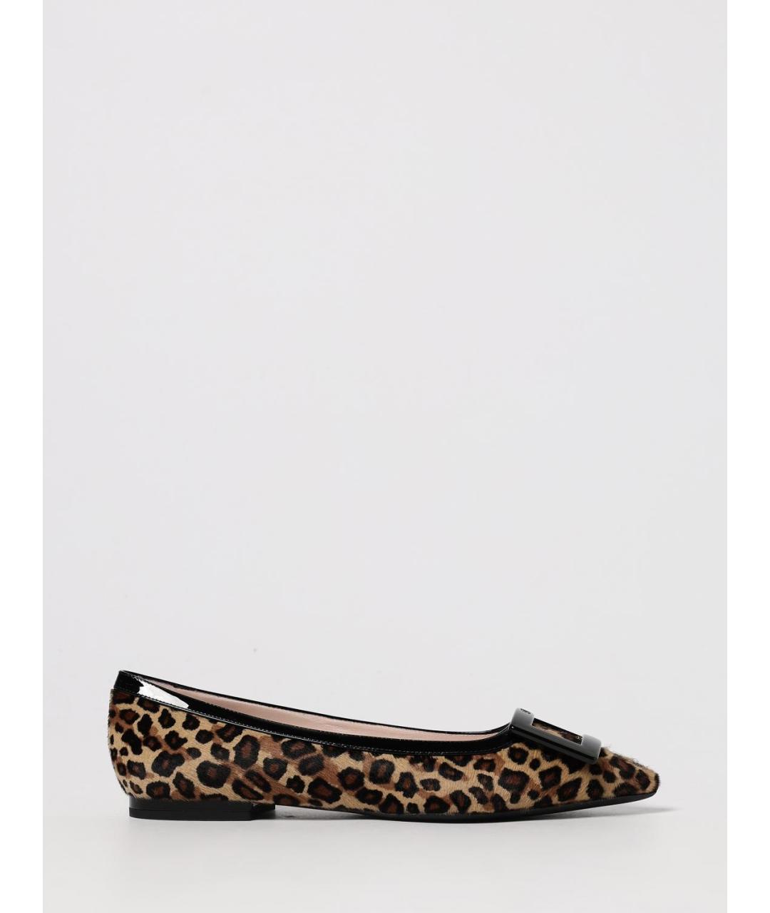 ROGER VIVIER Мульти кожаные балетки, фото 5