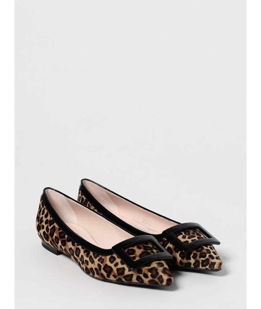 ROGER VIVIER Мульти кожаные балетки, фото 2