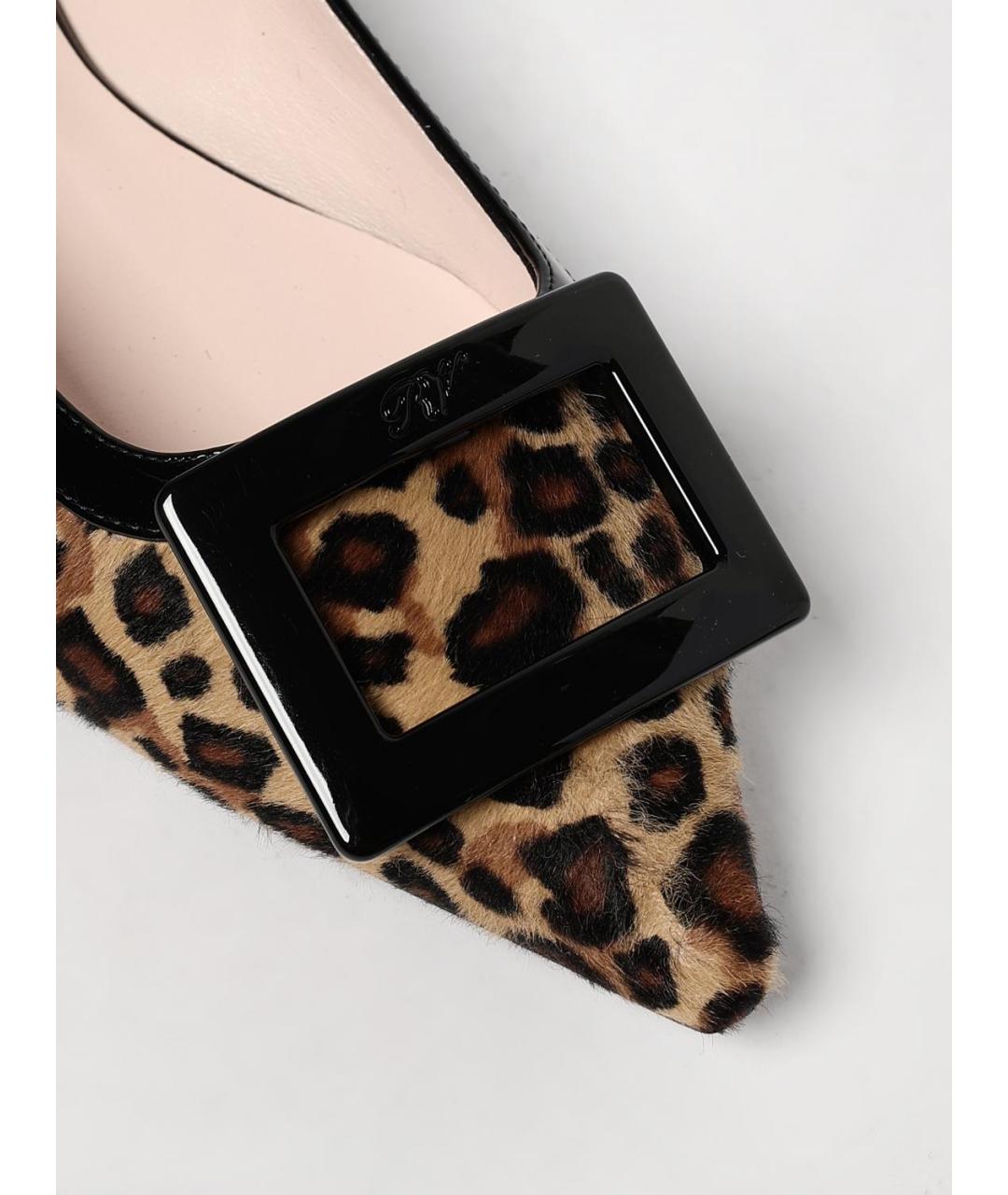 ROGER VIVIER Мульти кожаные балетки, фото 4