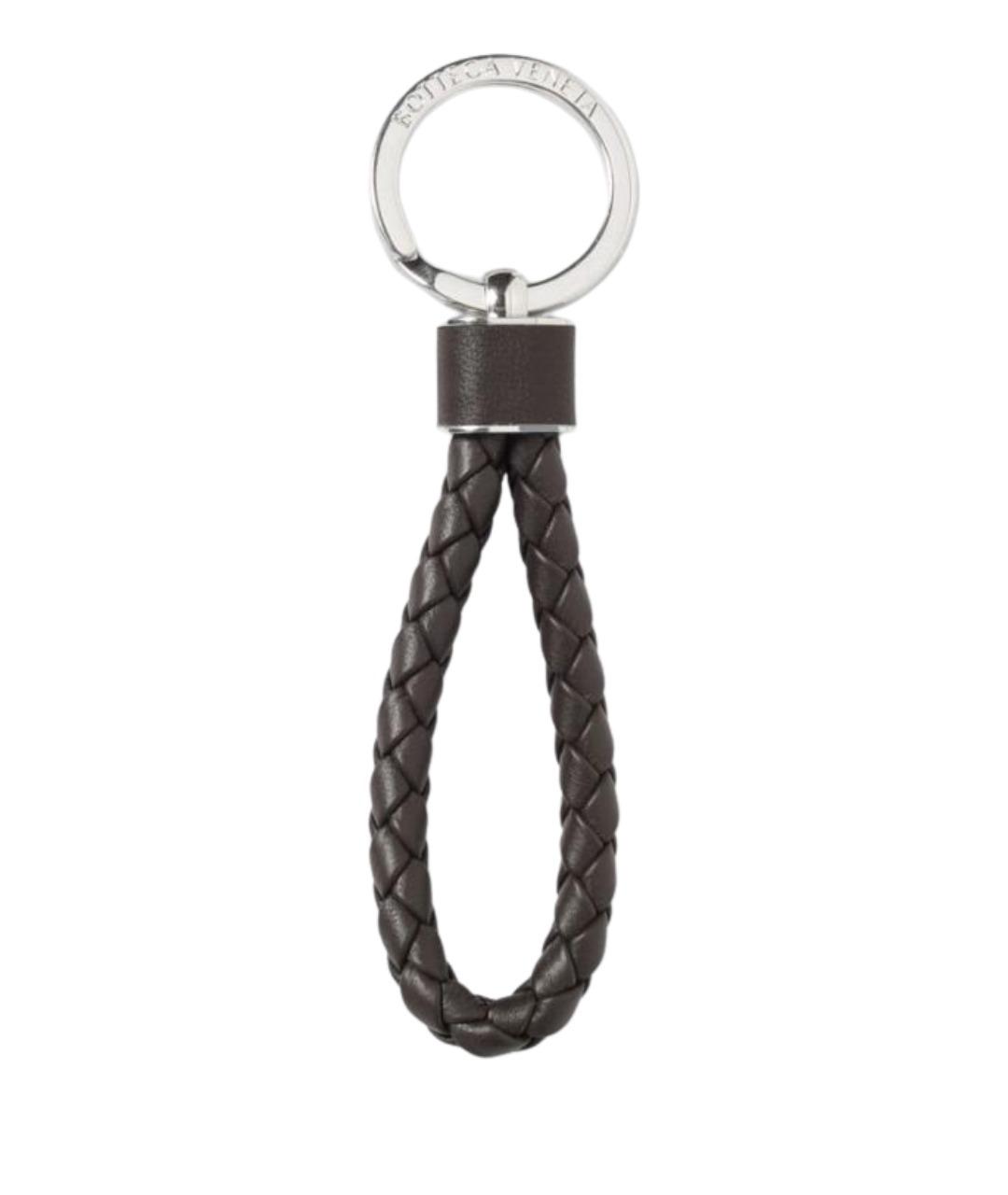 BOTTEGA VENETA Коричневый брелок, фото 1