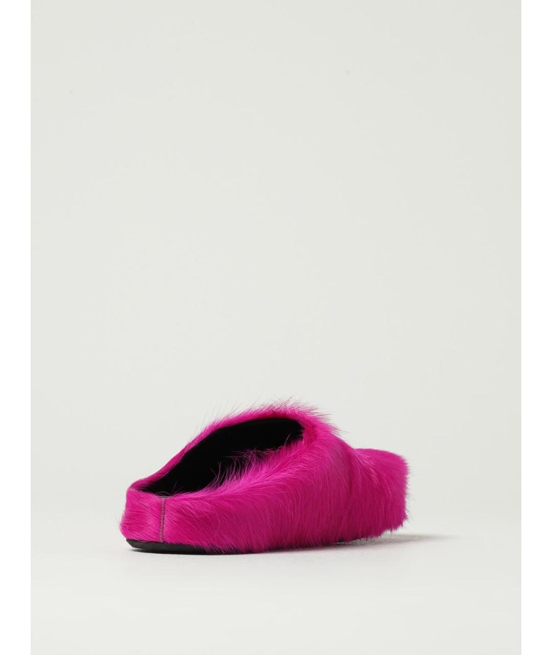 MARNI Фуксия низкие ботинки, фото 3