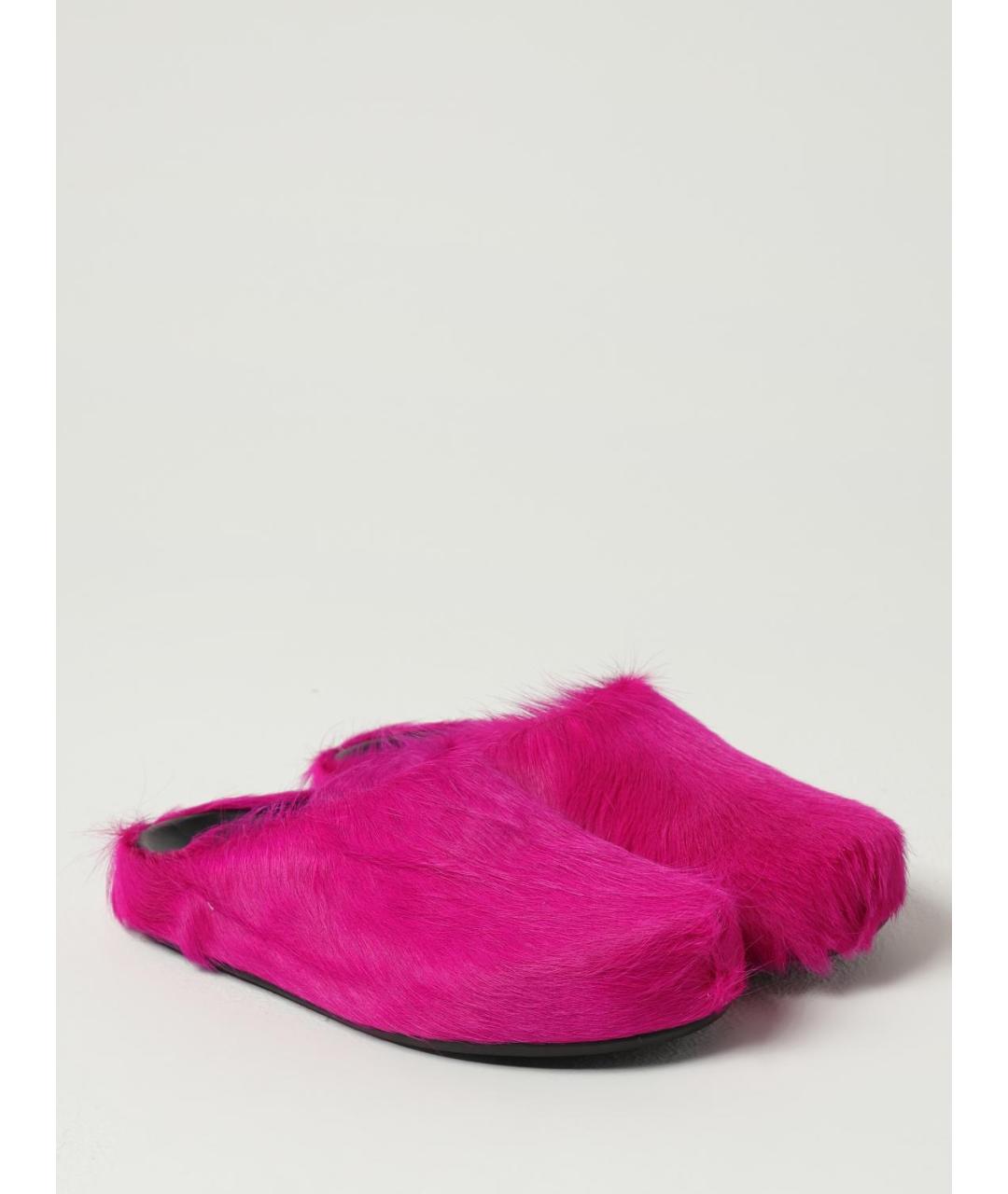 MARNI Фуксия низкие ботинки, фото 2