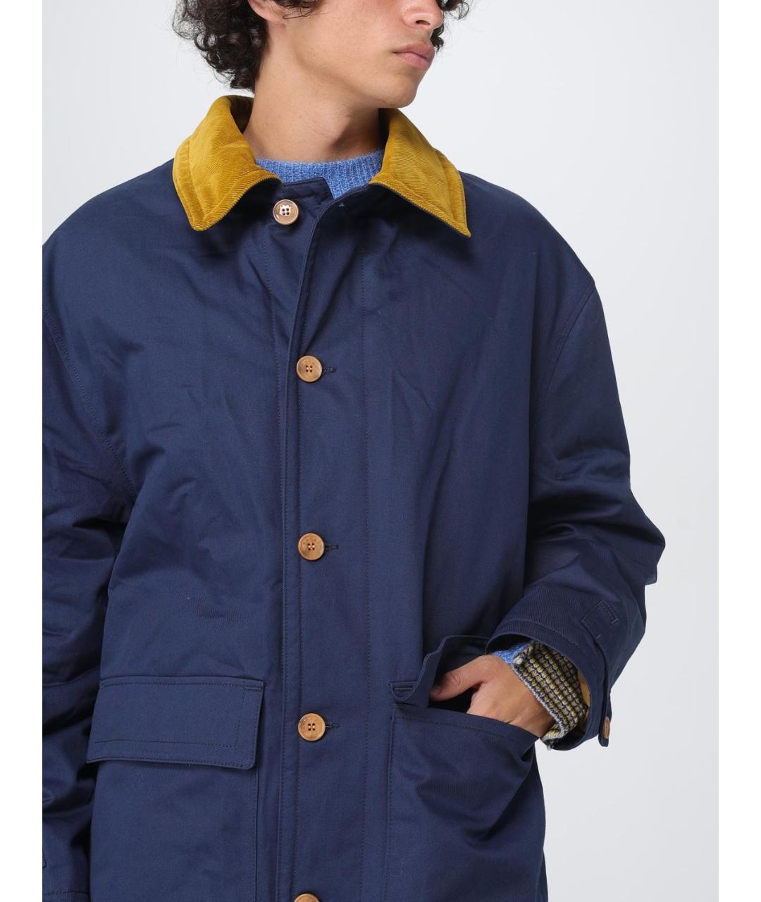 MARNI Синяя хлопковая куртка, фото 5