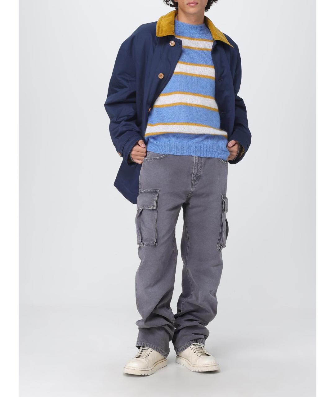 MARNI Синяя хлопковая куртка, фото 2