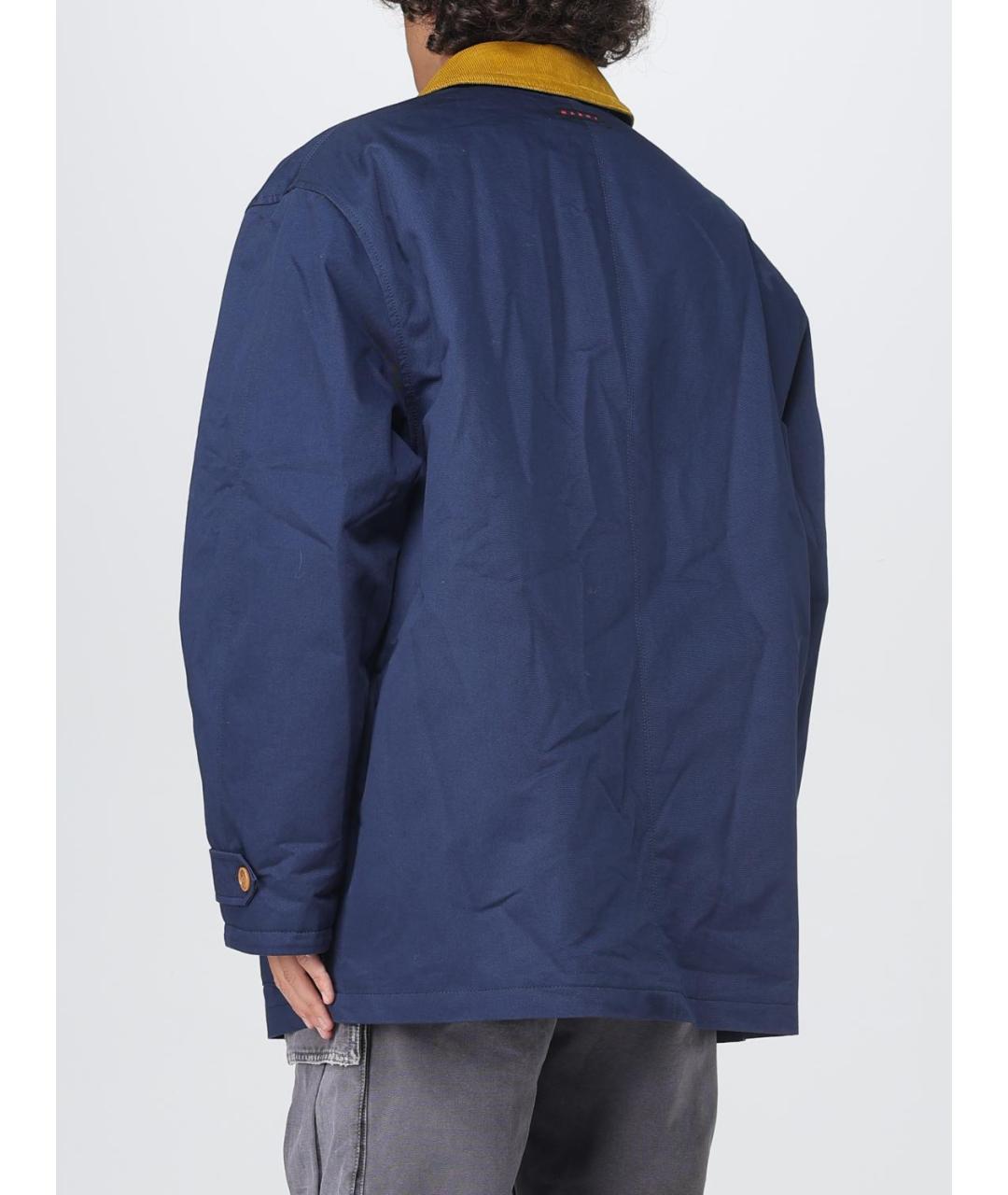 MARNI Синяя хлопковая куртка, фото 3