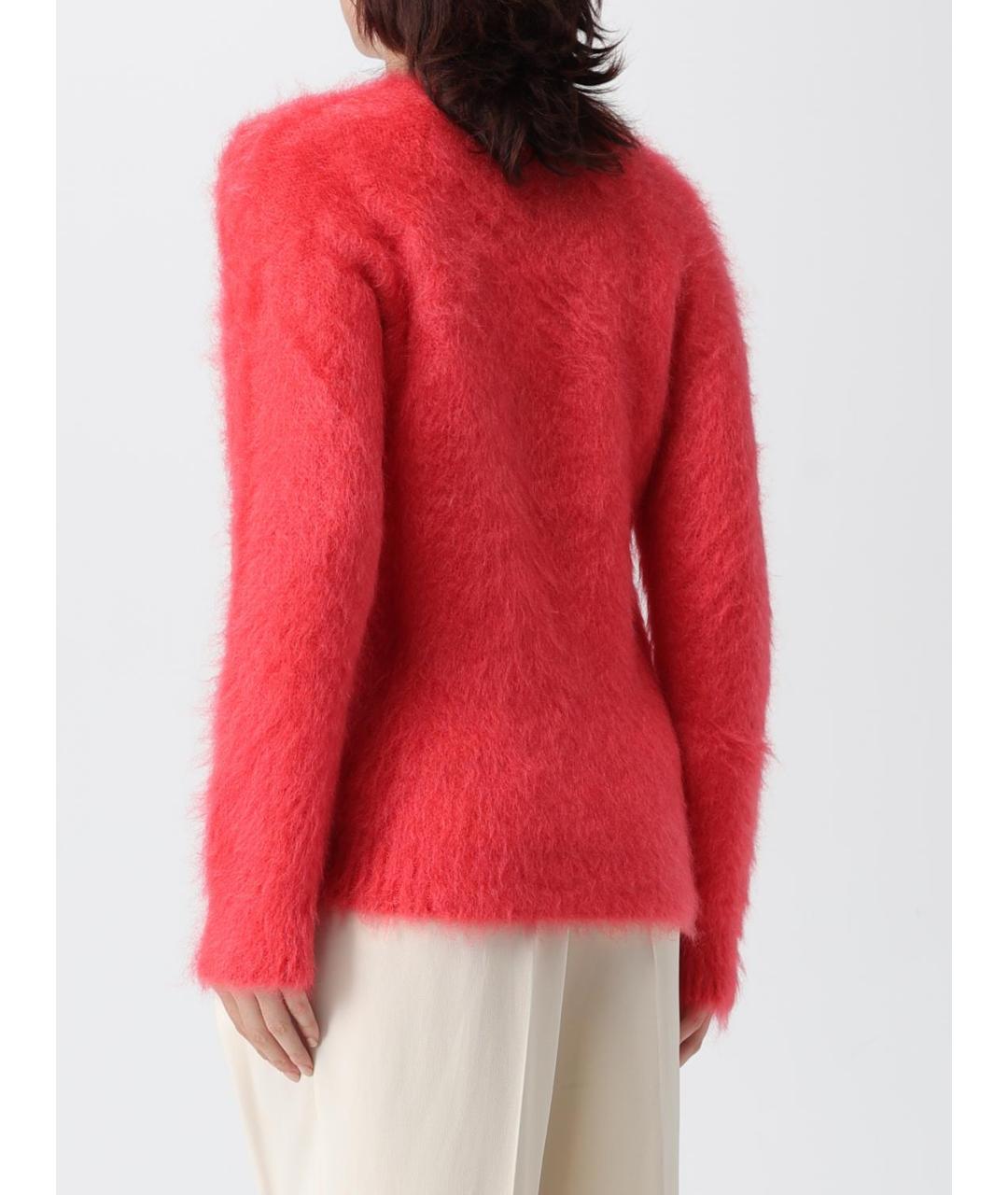 BALLY Красный шерстяной джемпер / свитер, фото 3