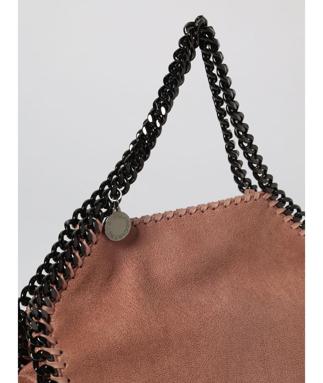 STELLA MCCARTNEY Бежевая синтетическая сумка тоут, фото 4