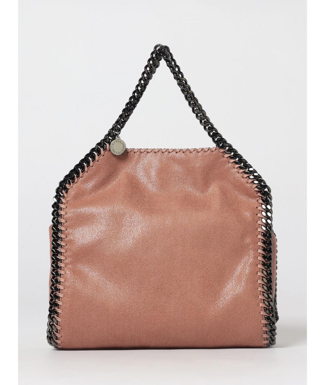 STELLA MCCARTNEY Бежевая синтетическая сумка тоут, фото 6