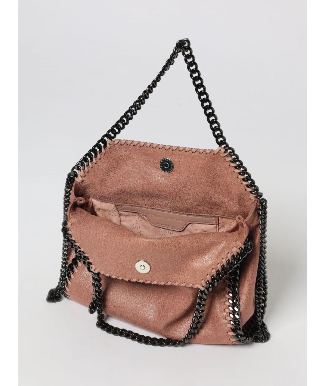 STELLA MCCARTNEY Бежевая синтетическая сумка тоут, фото 5