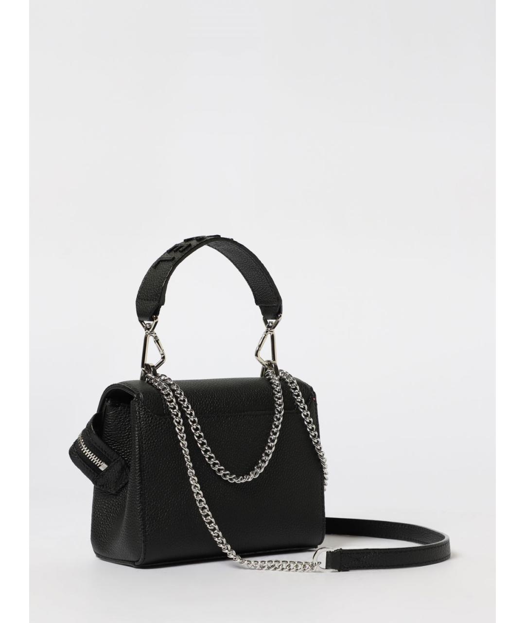 LANCEL Черная кожаная сумка через плечо, фото 2