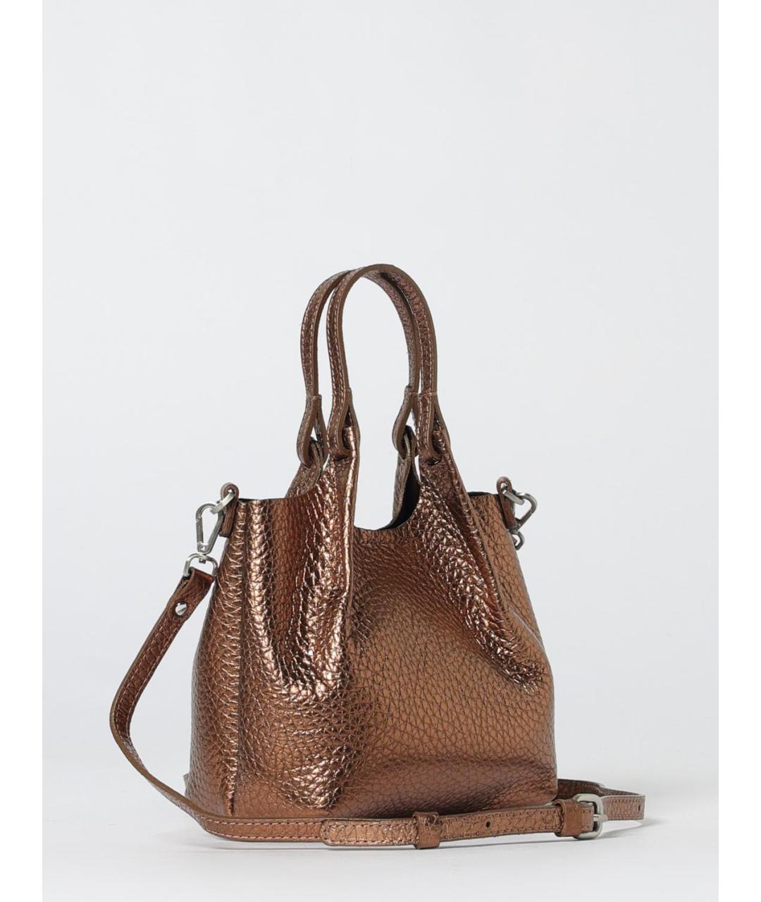 Gianni Chiarini Коричневая кожаная сумка тоут, фото 2