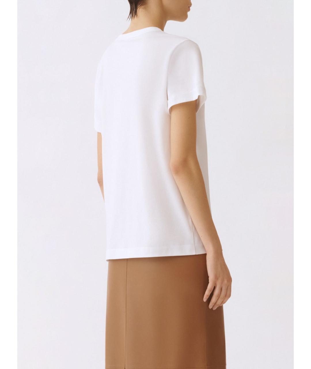 FABIANA FILIPPI Белая хлопковая футболка, фото 3