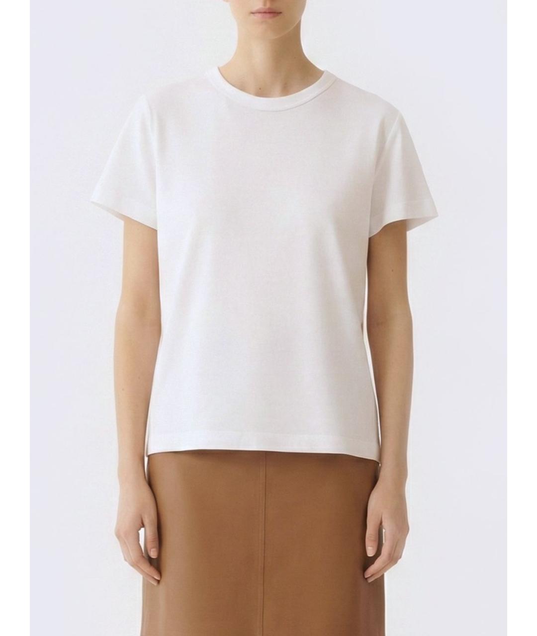 FABIANA FILIPPI Белая хлопковая футболка, фото 5