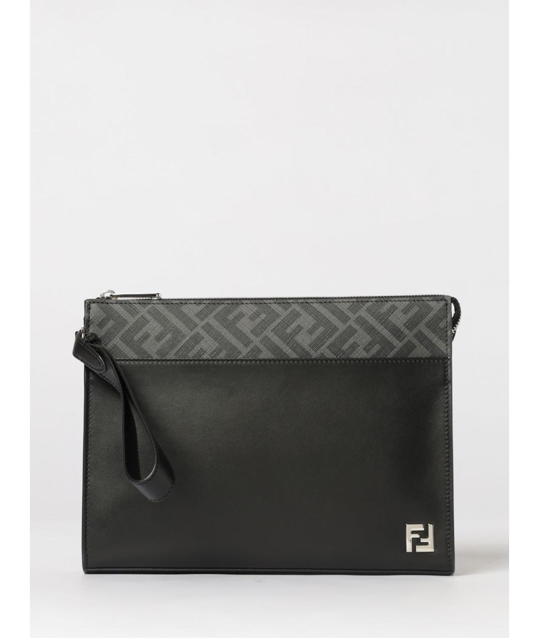 FENDI Черная папка для документов, фото 6