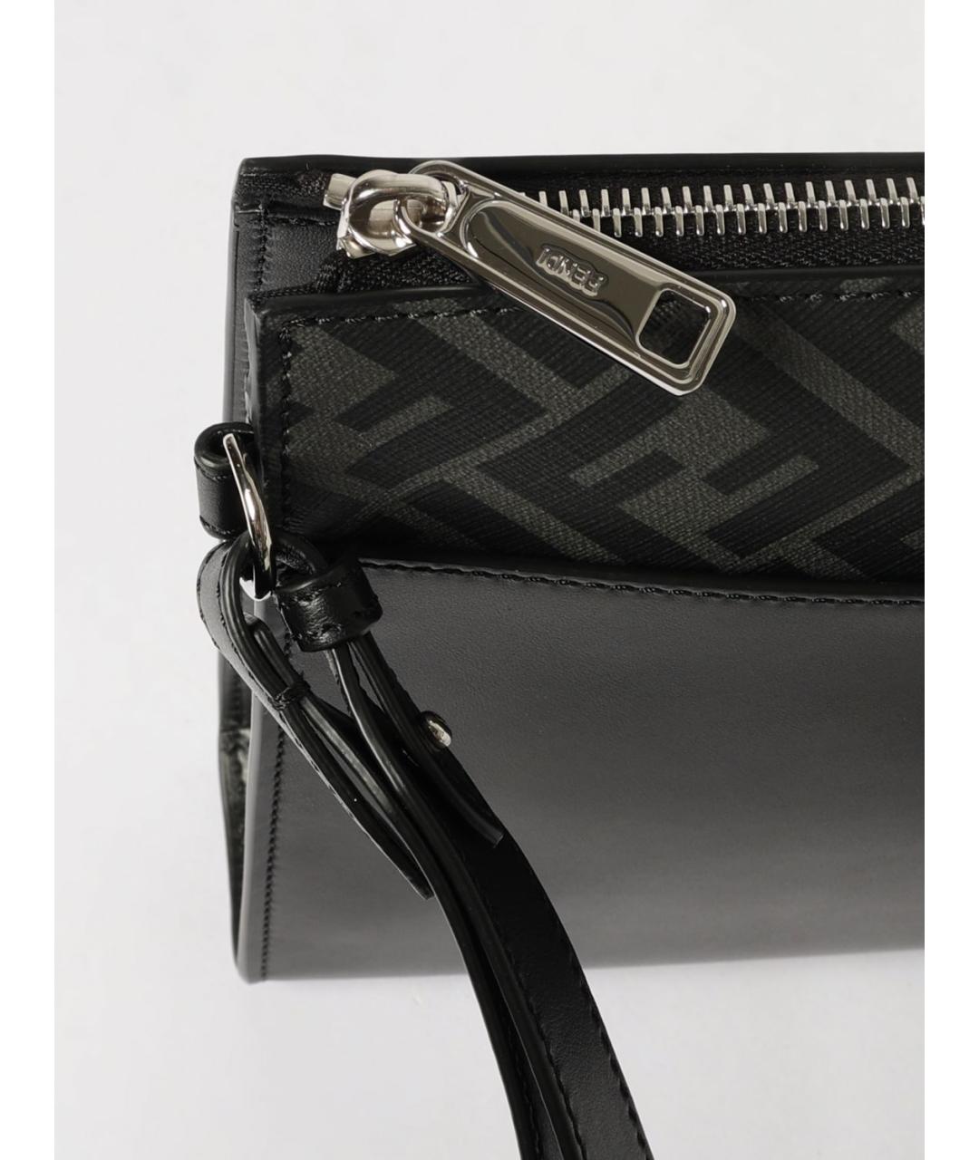 FENDI Черная папка для документов, фото 4