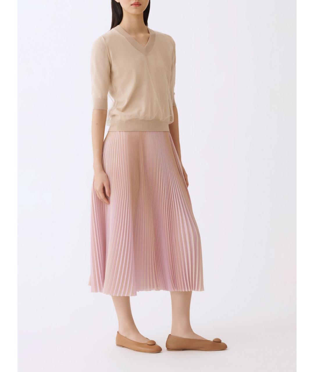 FABIANA FILIPPI Бежевая юбка миди, фото 2