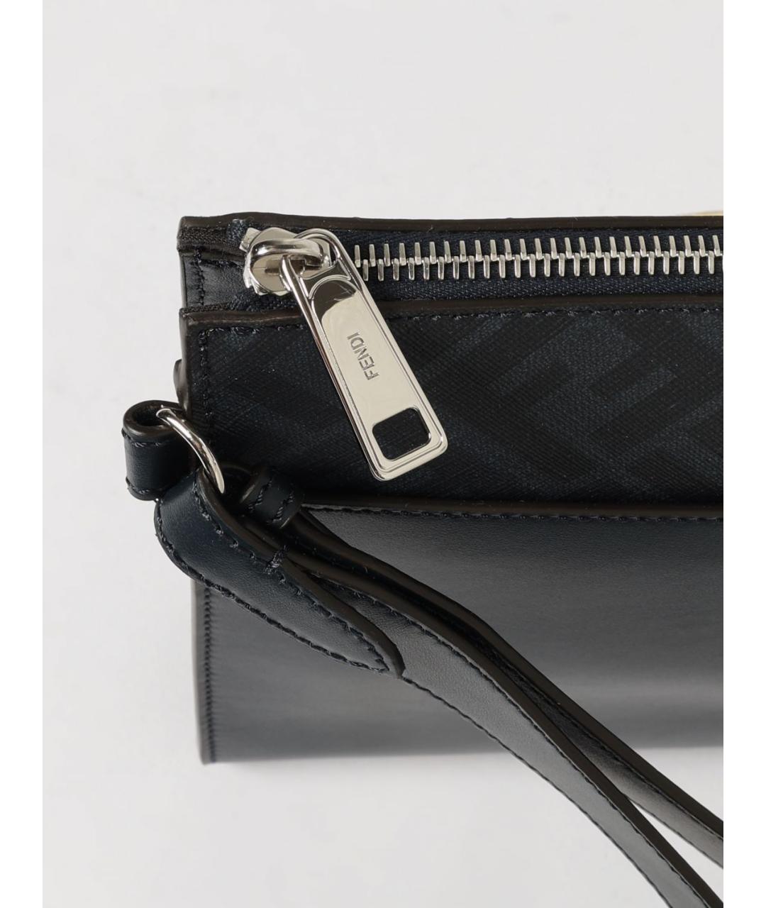 FENDI Темно-синяя папка для документов, фото 4