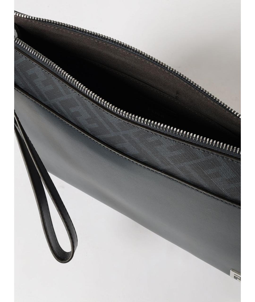 FENDI Темно-синяя папка для документов, фото 5