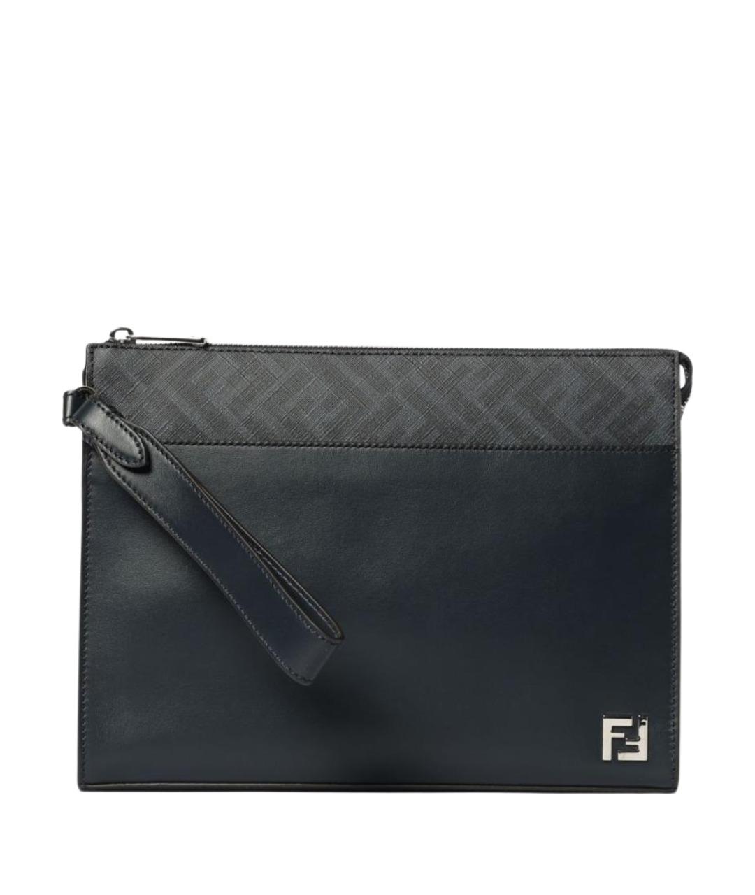 FENDI Темно-синяя папка для документов, фото 1