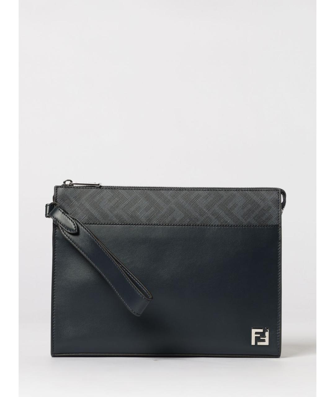 FENDI Темно-синяя папка для документов, фото 6