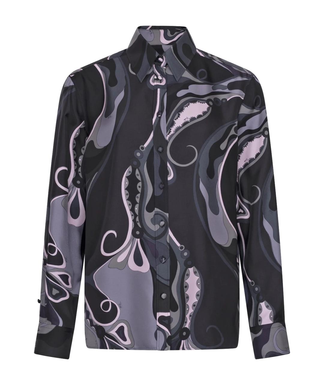 PUCCI Мульти шелковая рубашка, фото 1
