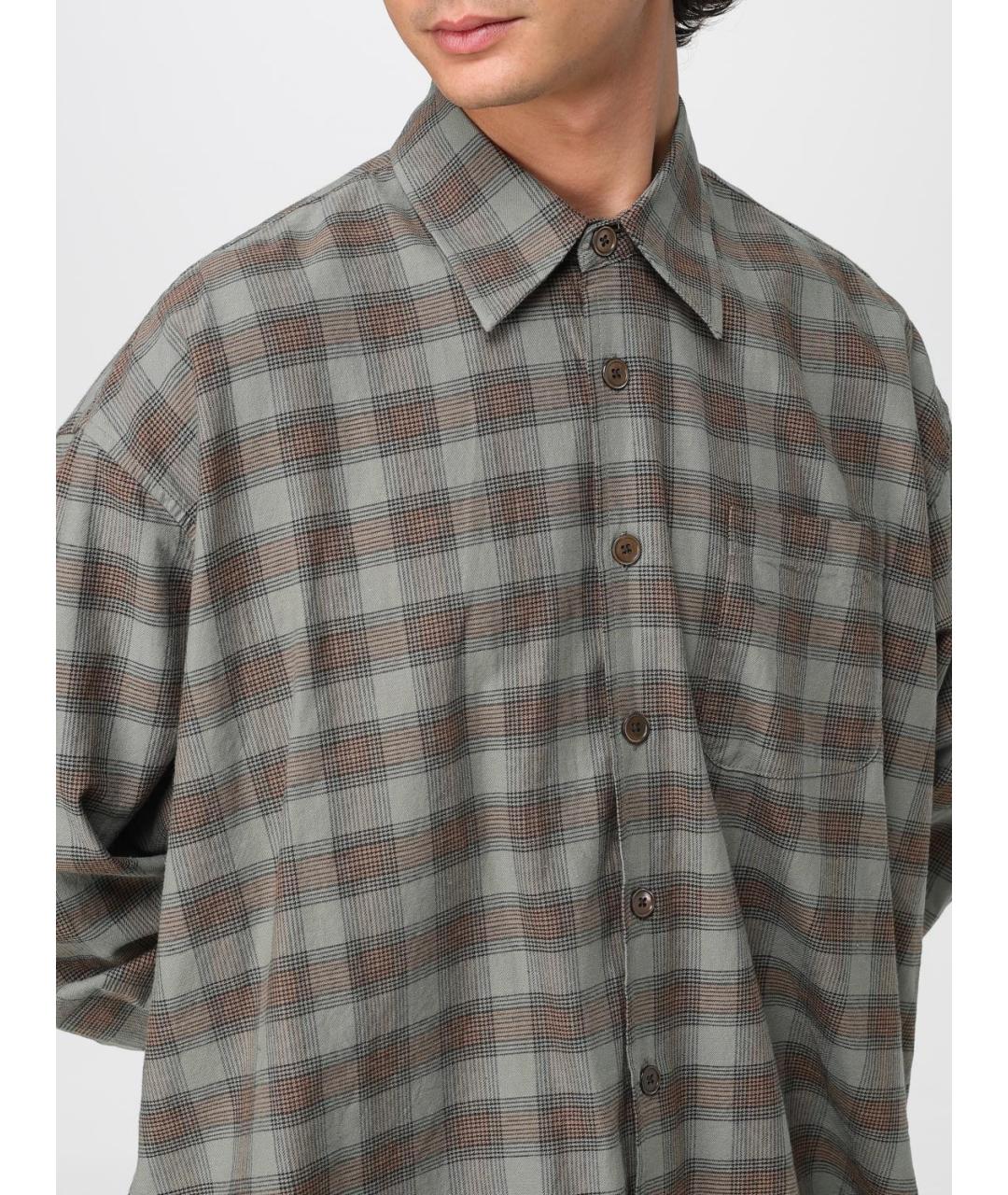 OUR LEGACY Мульти хлопковая кэжуал рубашка, фото 6