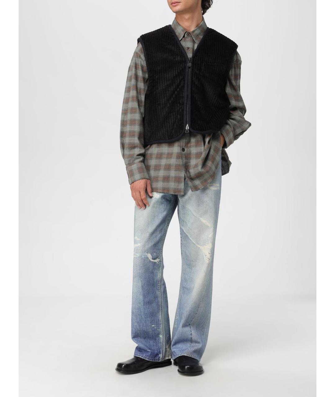 OUR LEGACY Мульти хлопковая кэжуал рубашка, фото 3