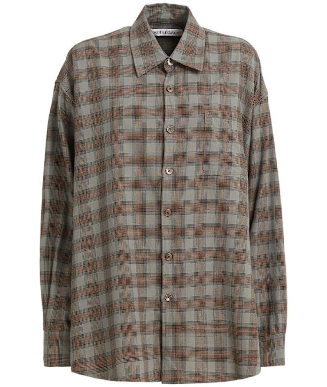 OUR LEGACY Мульти хлопковая кэжуал рубашка, фото 1