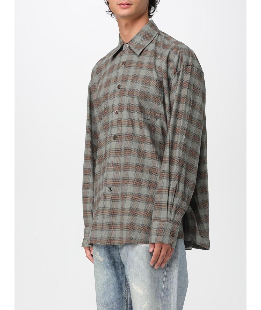 OUR LEGACY Мульти хлопковая кэжуал рубашка, фото 5
