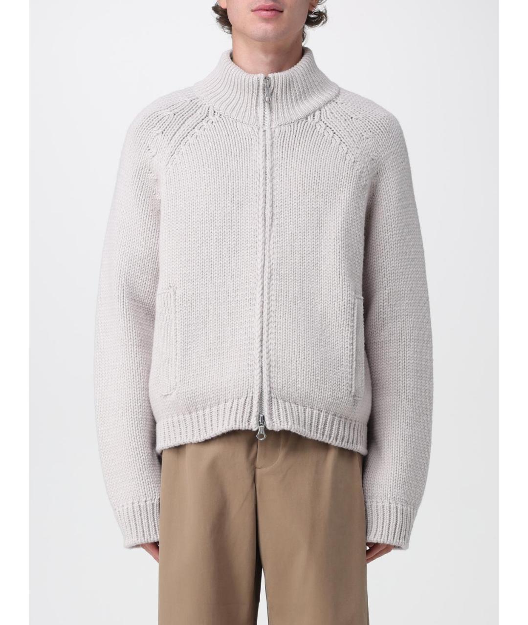 OUR LEGACY Серый шерстяной кардиган, фото 2