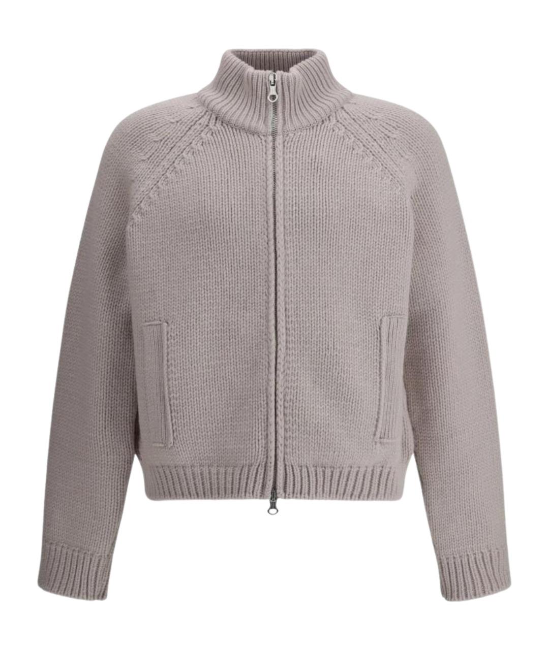 OUR LEGACY Серый шерстяной кардиган, фото 1
