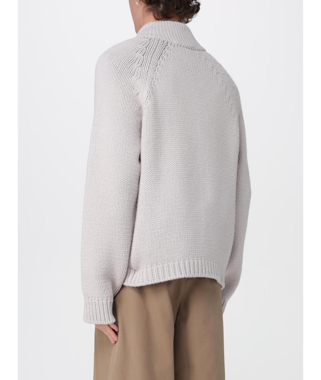 OUR LEGACY Серый шерстяной кардиган, фото 4
