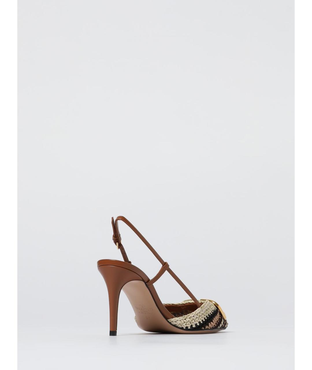 VALENTINO Бежевые кожаные туфли, фото 3