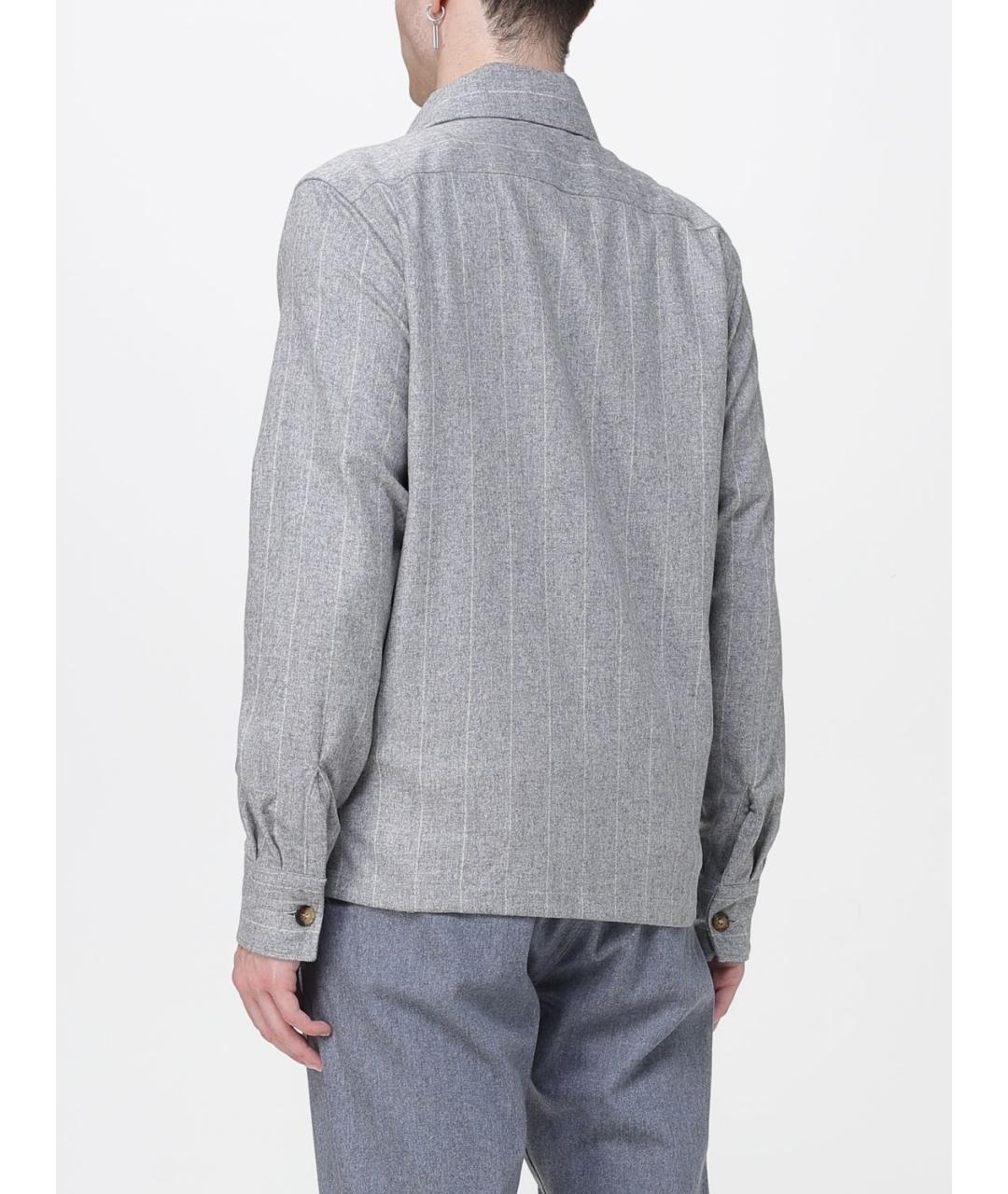 ELEVENTY Серая шерстяная куртка, фото 2