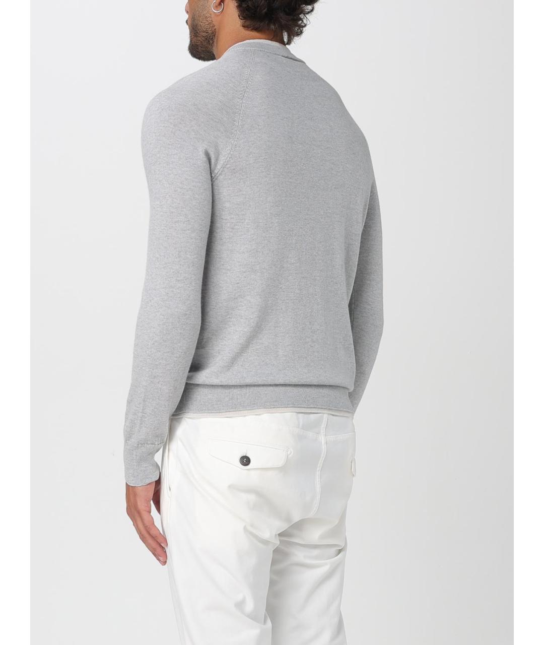 ELEVENTY Серый шерстяной джемпер / свитер, фото 2