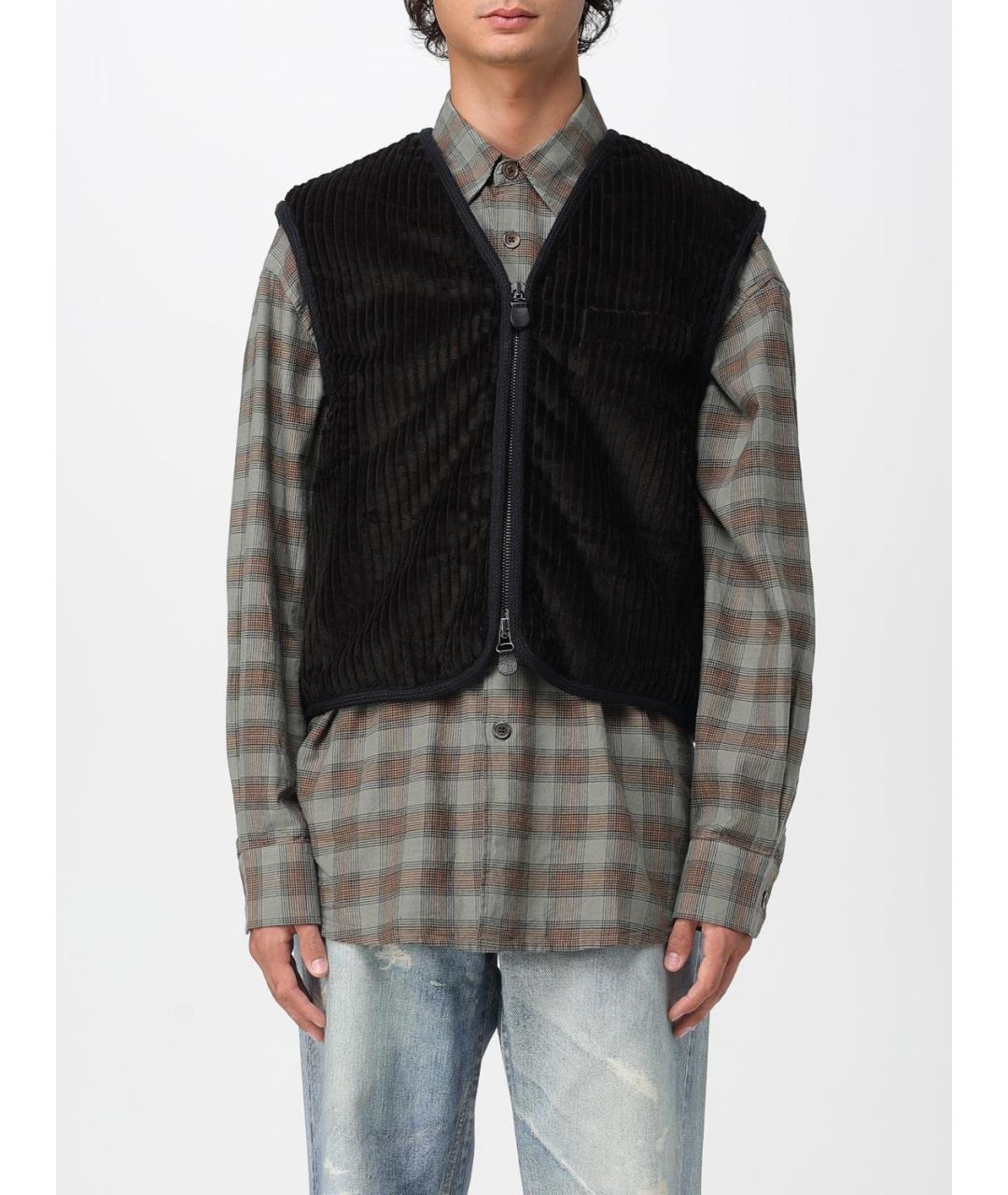 OUR LEGACY Коричневая хлопковая жилетка, фото 2