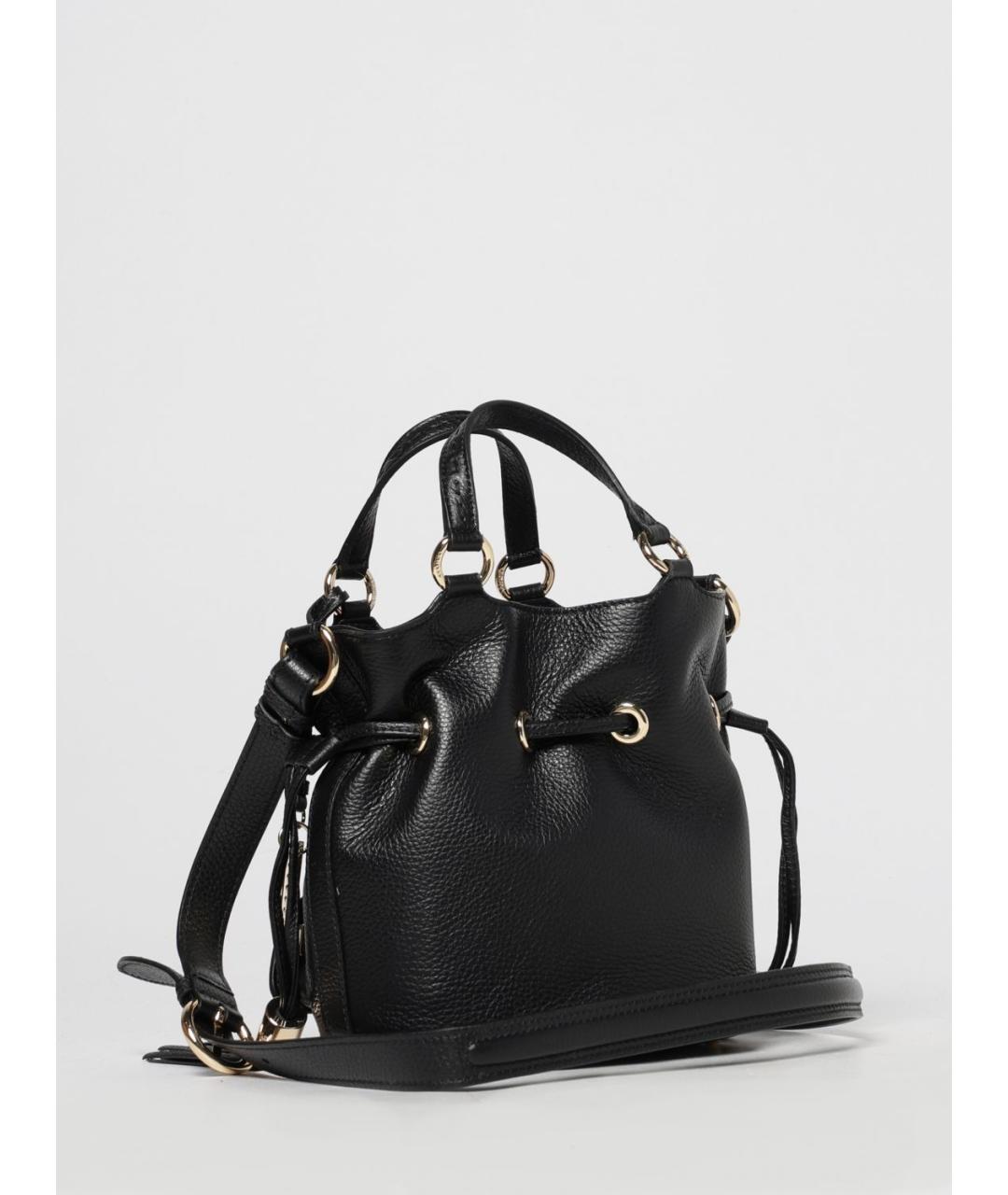 LANCEL Черная кожаная сумка тоут, фото 2