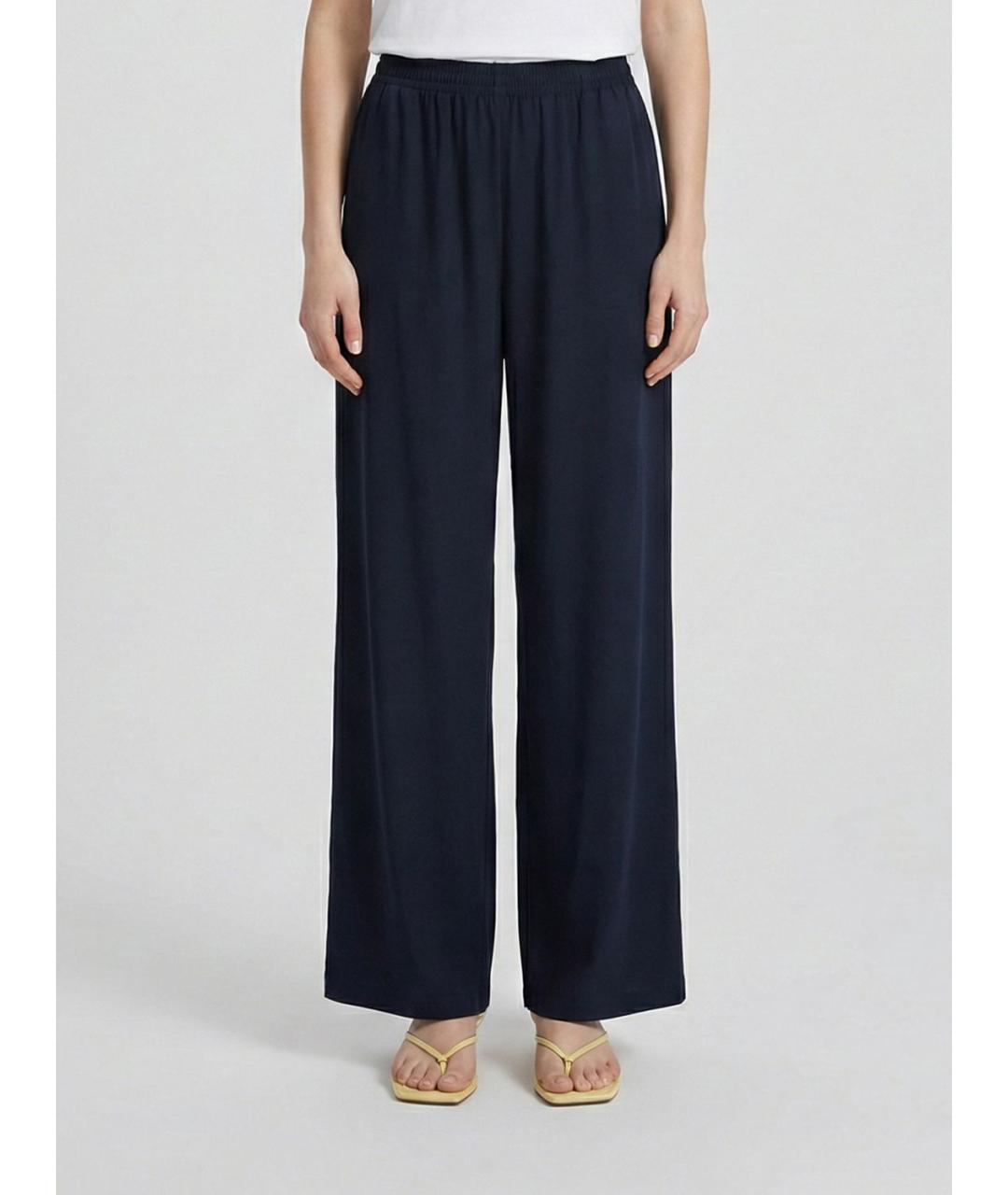 FABIANA FILIPPI Синие вискозные прямые брюки, фото 3