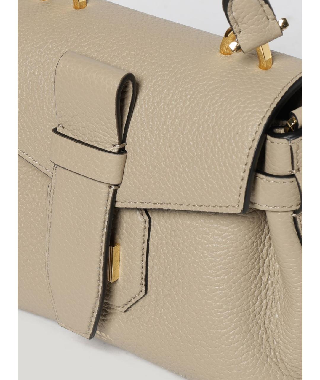 LANCEL Серая кожаная сумка тоут, фото 3