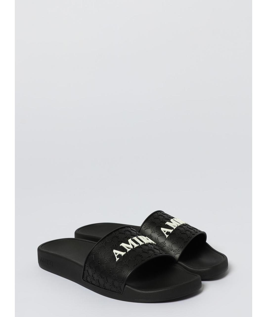AMIRI Черные шлепанцы, фото 2