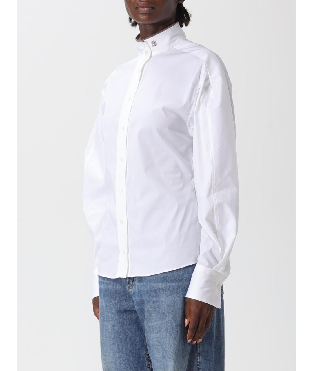 BRUNELLO CUCINELLI Белая рубашка, фото 5