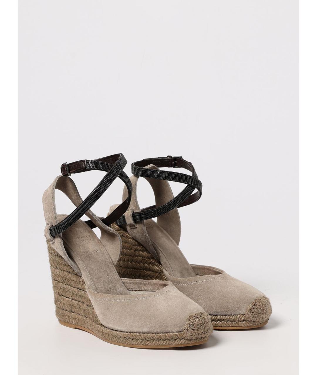 BRUNELLO CUCINELLI Мульти кожаные эспадрильи, фото 2