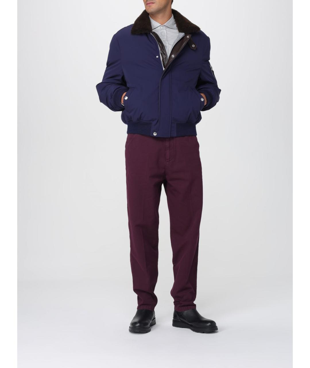 BRUNELLO CUCINELLI Синяя куртка, фото 3