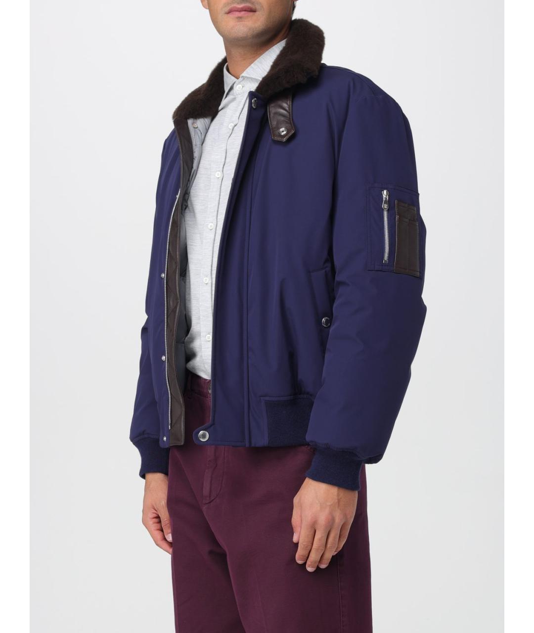 BRUNELLO CUCINELLI Синяя куртка, фото 5