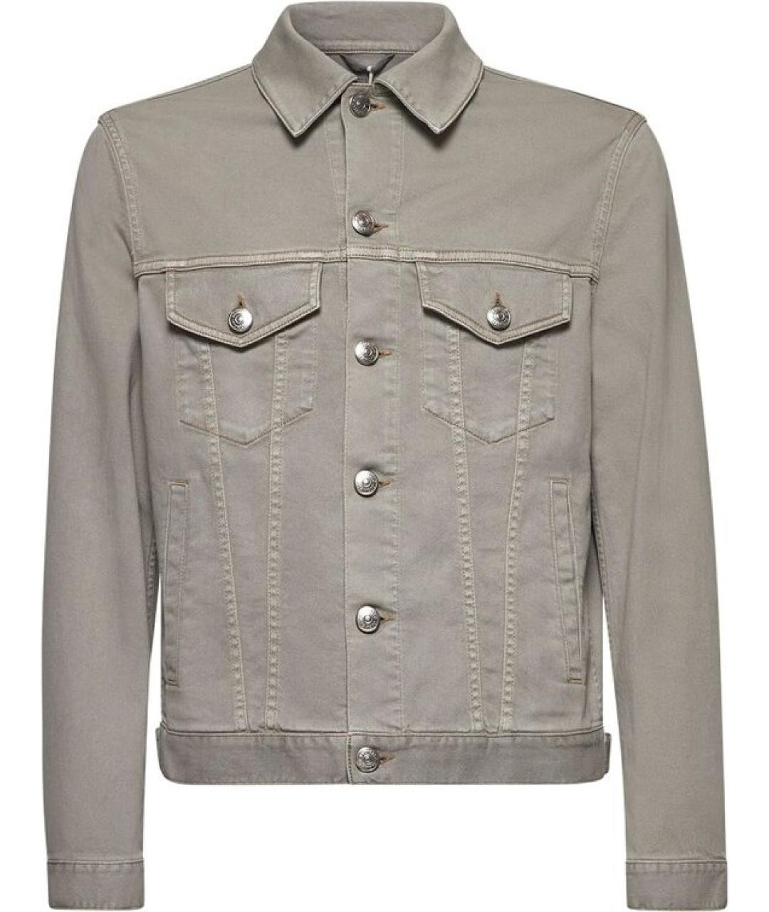 BRUNELLO CUCINELLI Серая хлопковая куртка, фото 1