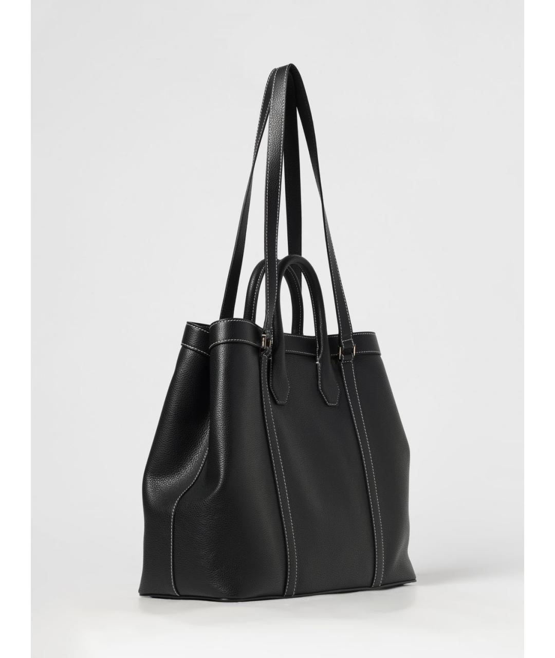 LANCEL Черная кожаная сумка тоут, фото 2