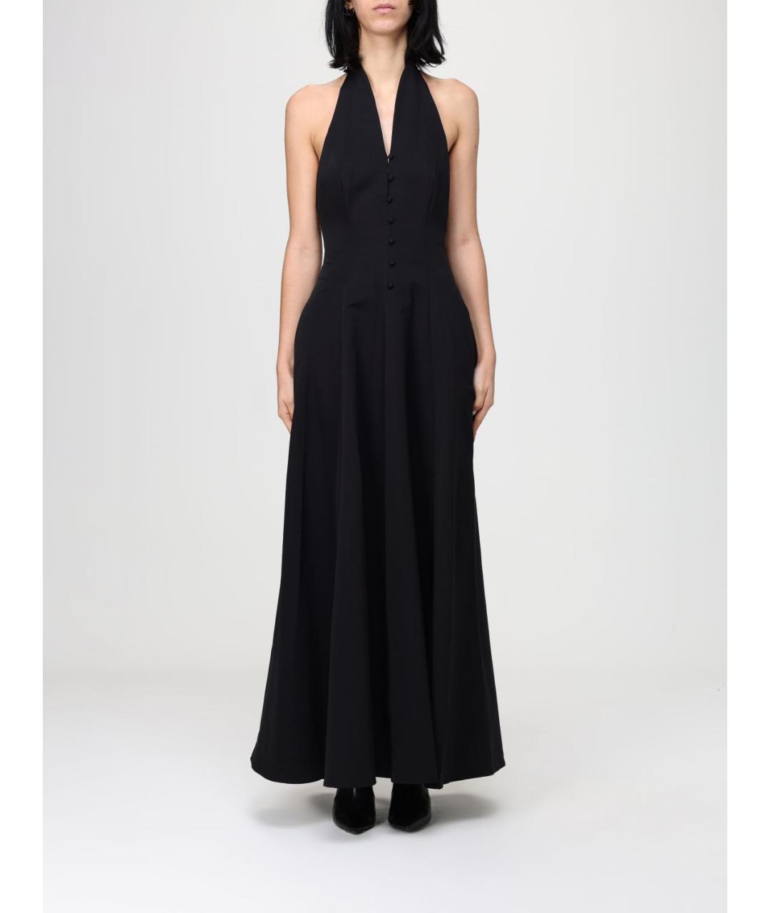 STAUD Черное хлопковое платье, фото 2